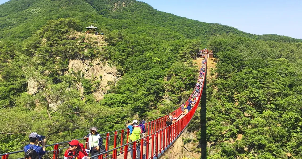 감악산 출렁다리 모습 / 사진=경기관광플랫폼