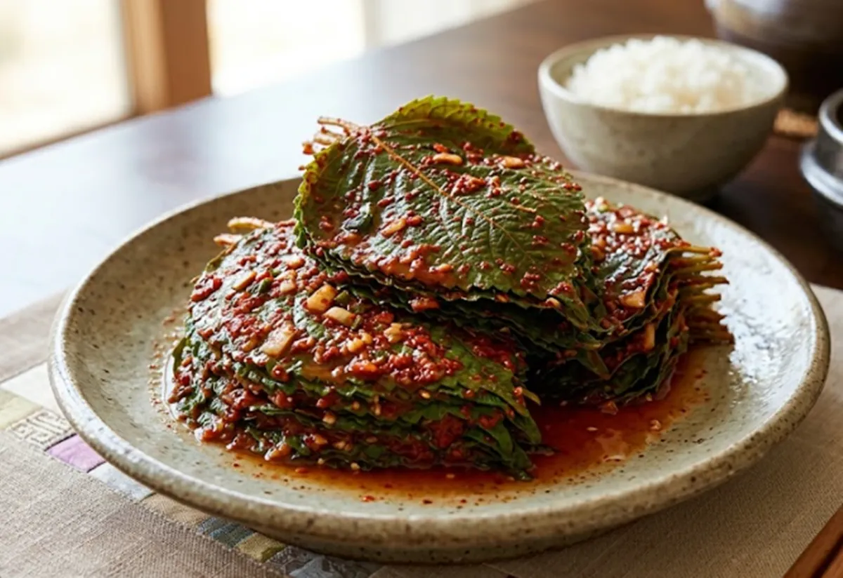 사진 : 깻잎김치 / 생성형 이미지