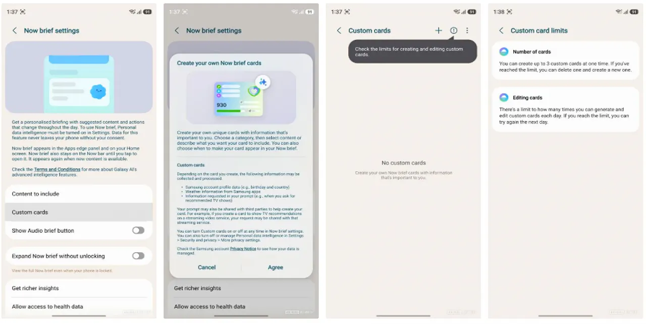 < One UI 9.0 베타 7 기능, 출처 : androidauthority >