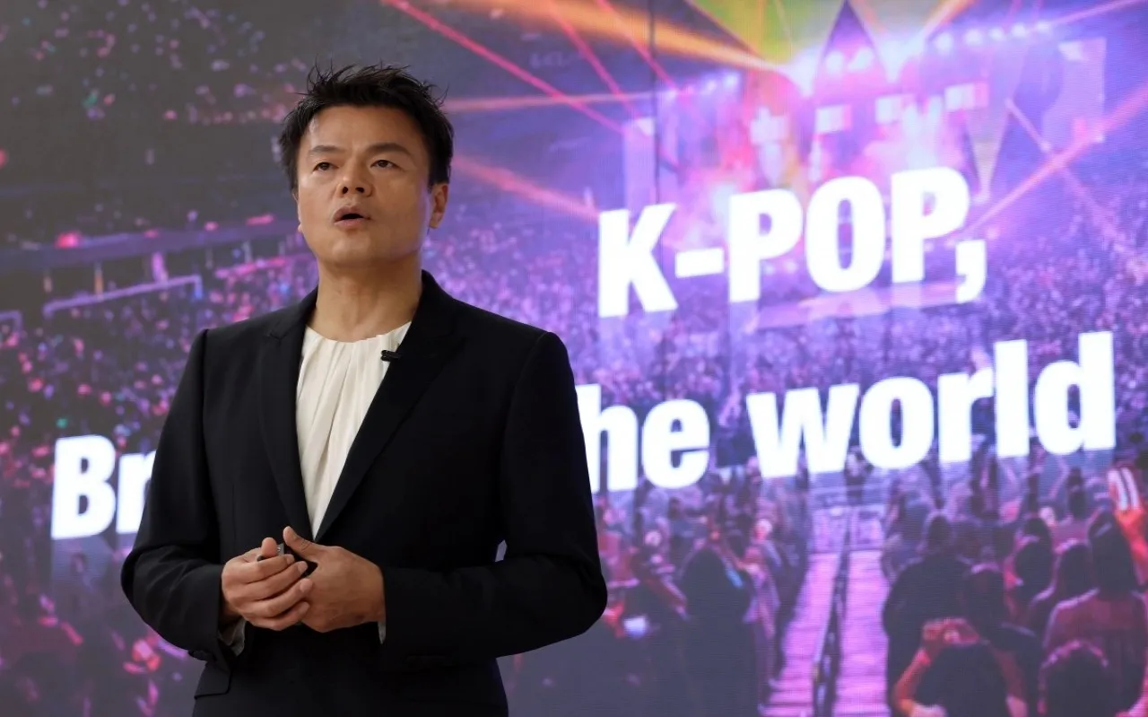 박진영 JYP 엔터테인먼트 대표 프로듀서. 문화체육관광부 제공