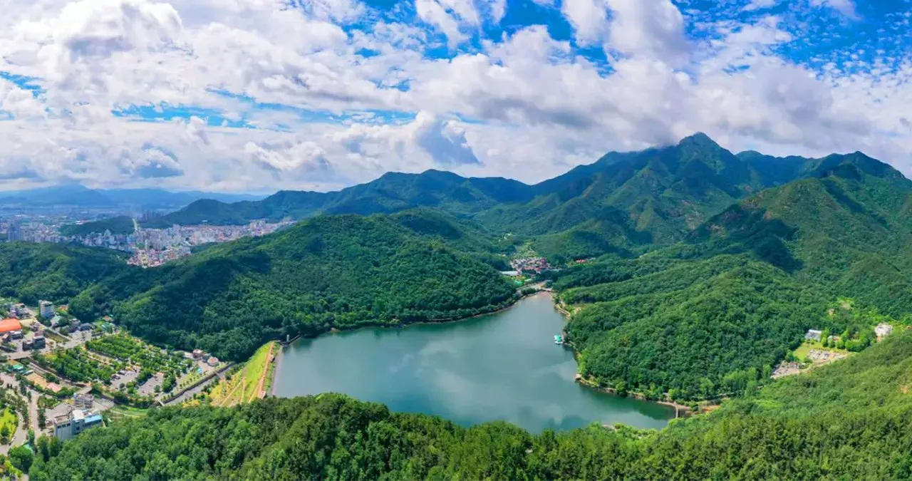 금오산저수지 전경 / 사진=구미시