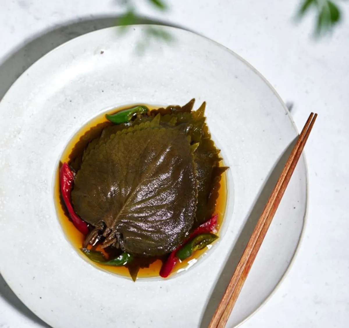 사진 : 깻잎장아찌 / 생성형 이미지