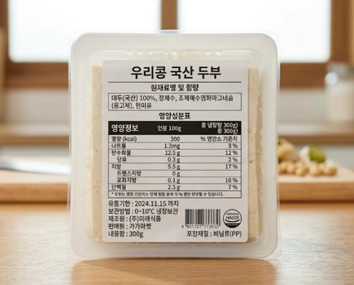 사진 : 두부 / 생성형 이미지