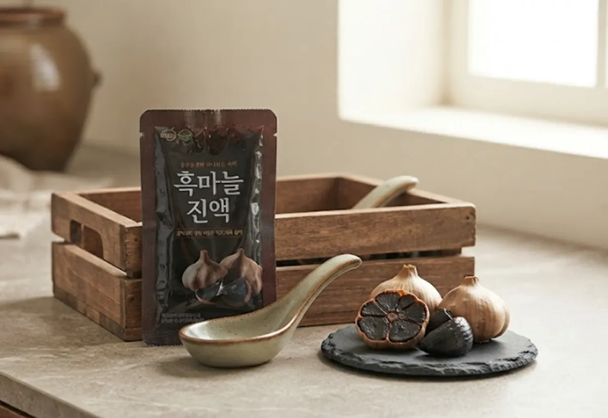 사진 : 흑마늘 진액 / 생성형 이미지
