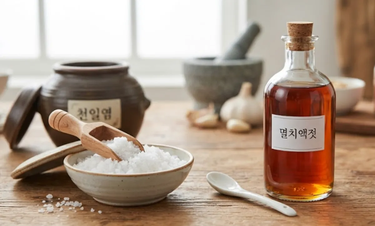 사진 : 소금,액젓 / 생성형 이미지