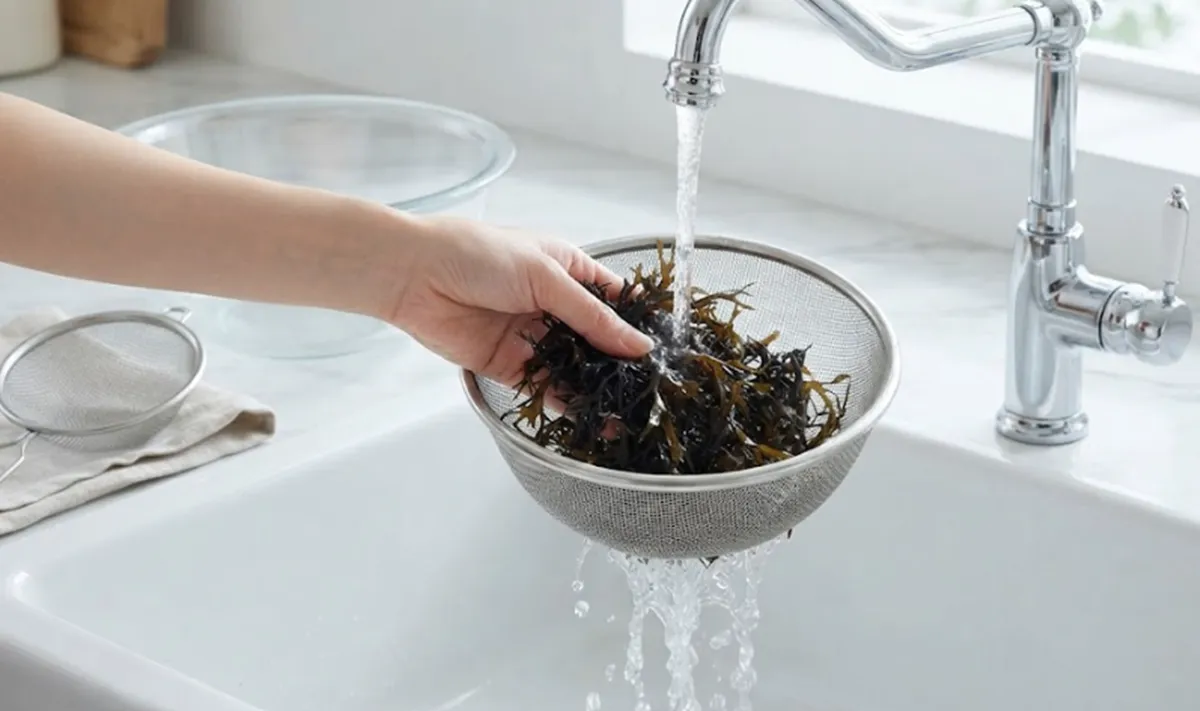 사진 : 톳 세척 / 생성형 이미지