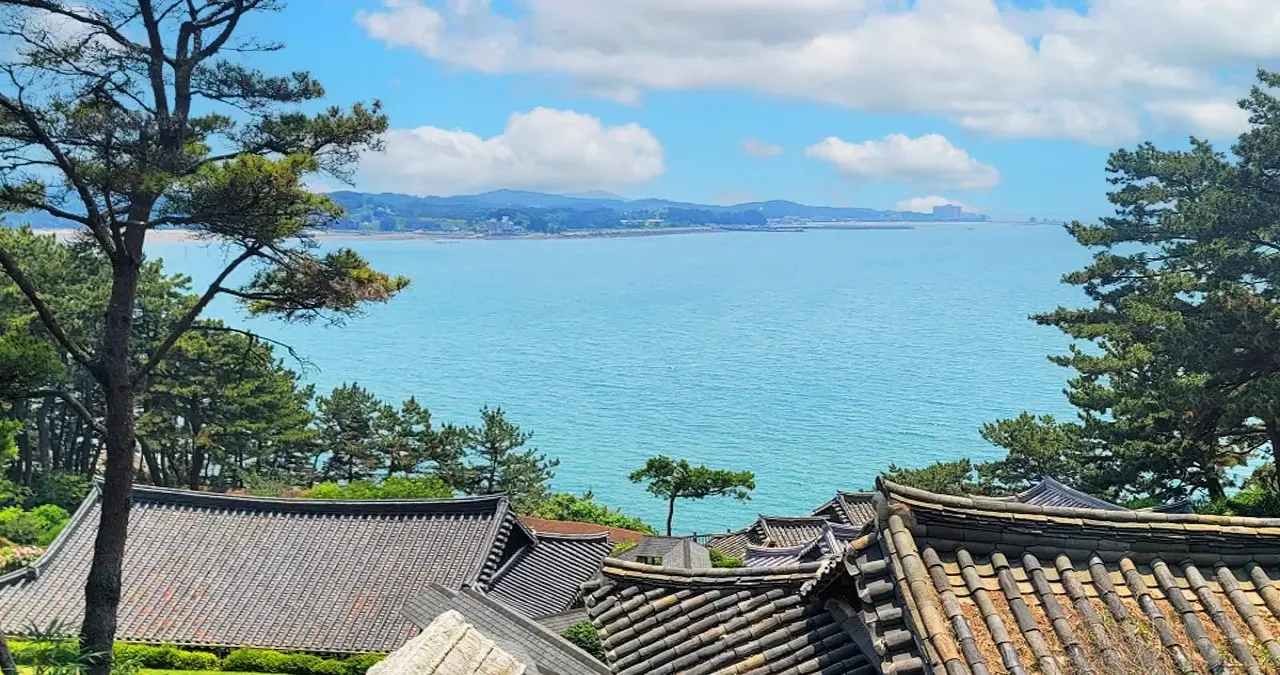 죽도 상화원 바다 풍경 / 사진=상화원