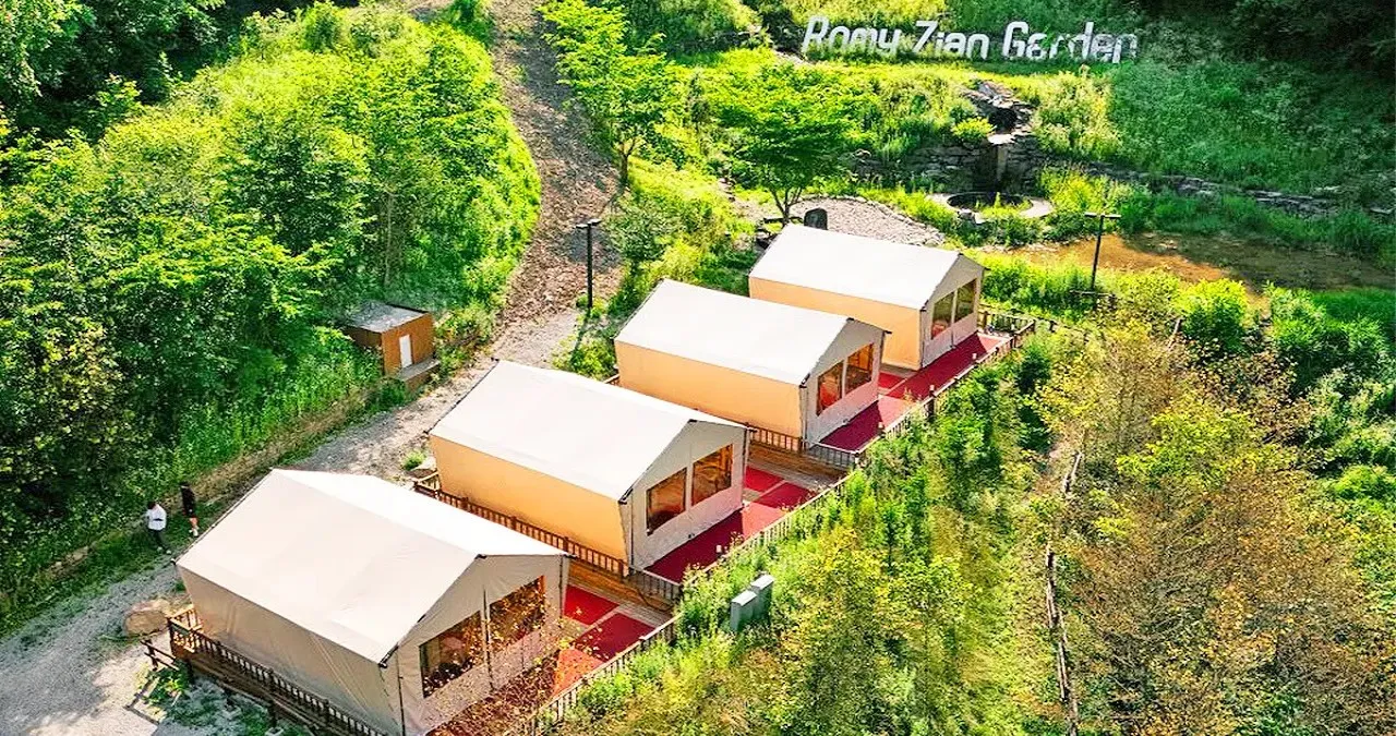 로미지안가든 글램핑 / 사진=로미지안가든