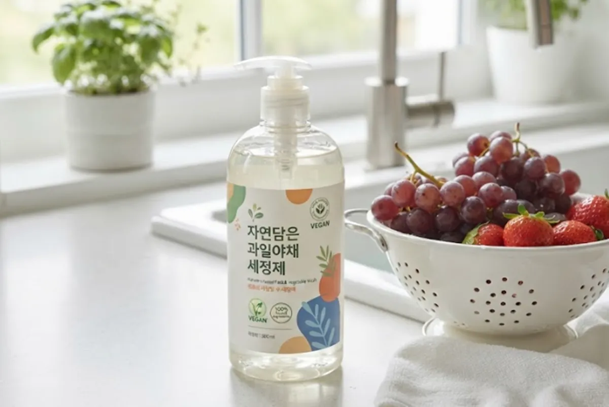 사진 : 과일 세척용 세제 / 생성형 이미지