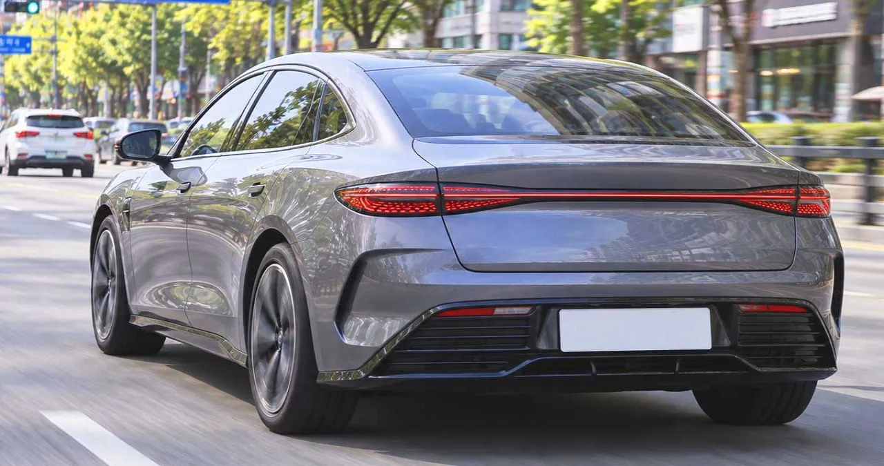 BYD 로고를 제거한 차량