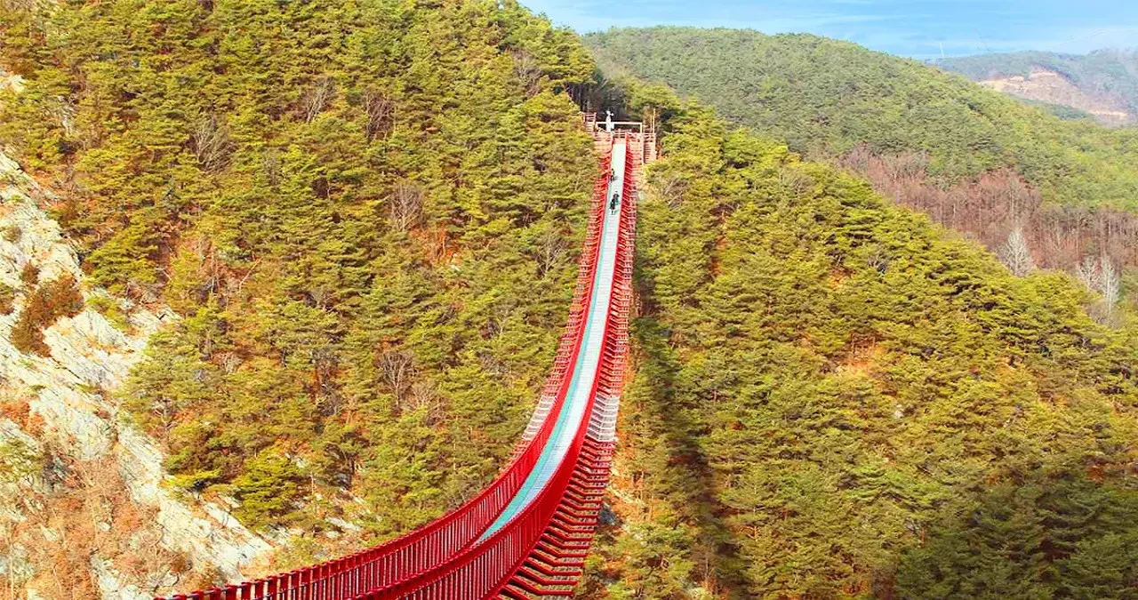 채계산 출렁다리 풍경 / 사진=한국관광콘텐츠랩
