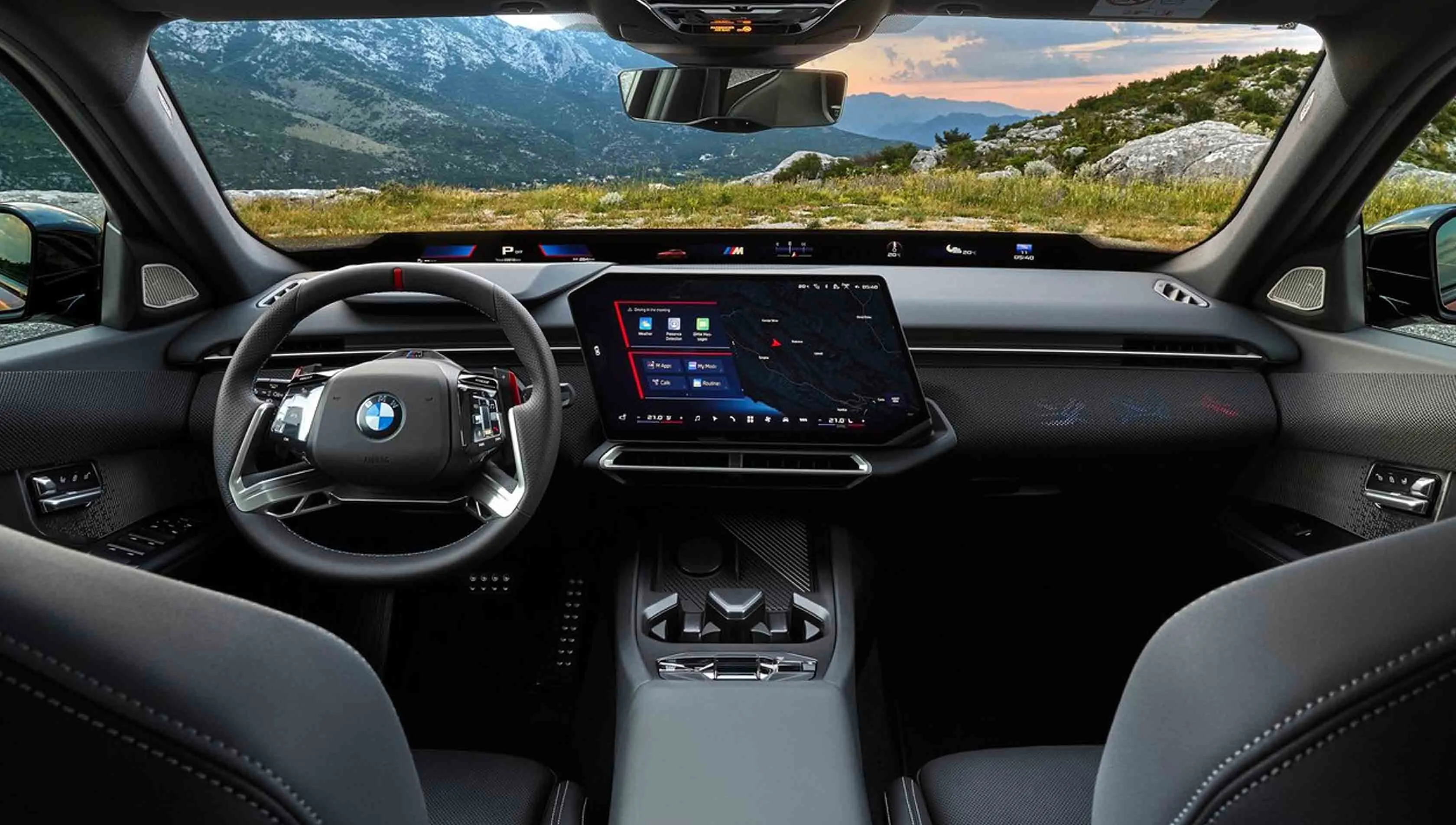BMW M350 xDrive 실내 대시보드