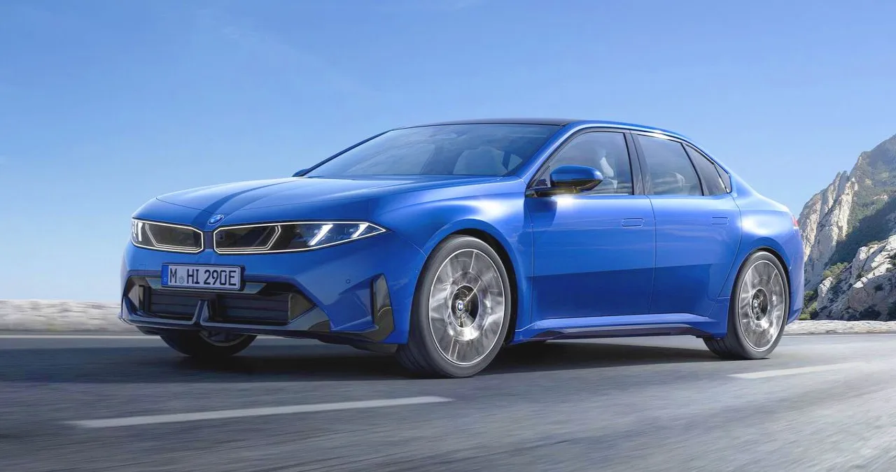 신형 3시리즈(i3 모델) 전측면 / 사진=BMW