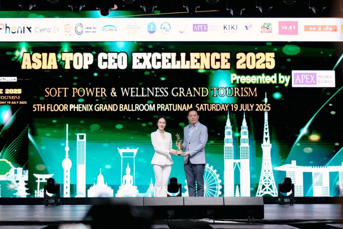 사진 : ASIA TOP CEO EXCELLENCE 2025에서 아시아 최고 CEO 우수상을 수상한 맛치메 수완나퐁 대표 / 비건메디컬 제공