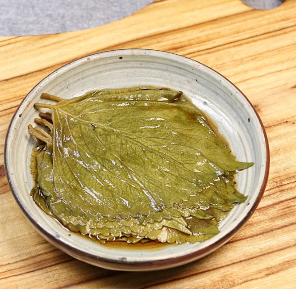 사진 : 깻잎장아찌  / 생성형 이미지