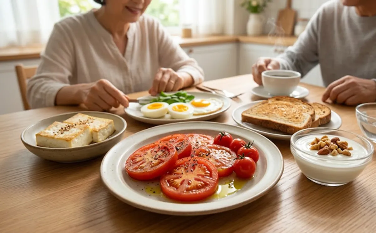 사진 : 토마토,두부,요거트,달걀 / 생성형 이미지