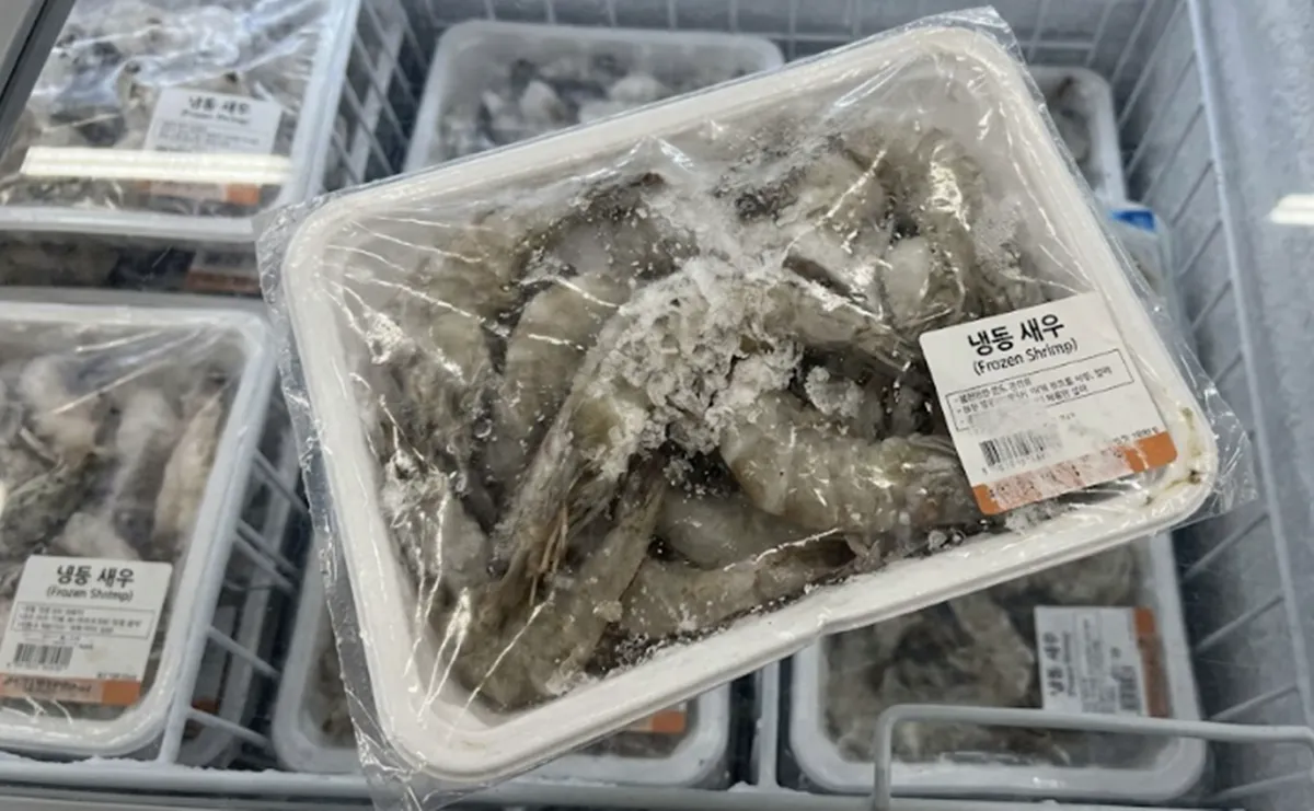 사진 : 냉동 새우 / 생성형 이미지