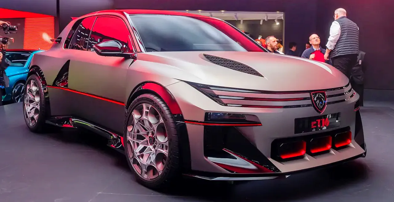 < 푸조 E-T16 콘셉트, 출처 : carmagazine >