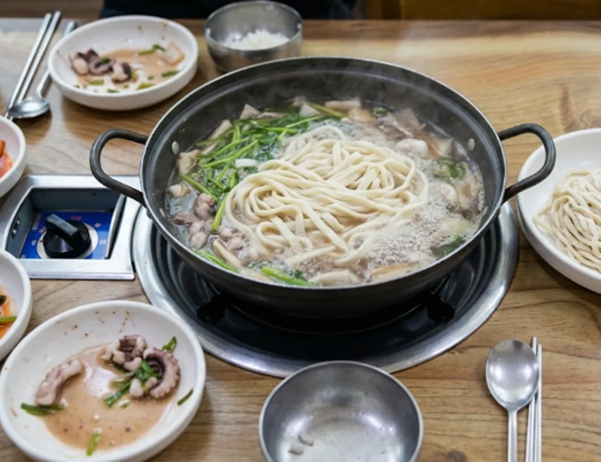 사진 : 연포탕 칼국수 / 생성형 이미지