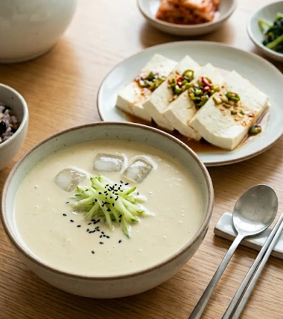 사진 : 두부,콩국 / 생성형 이미지