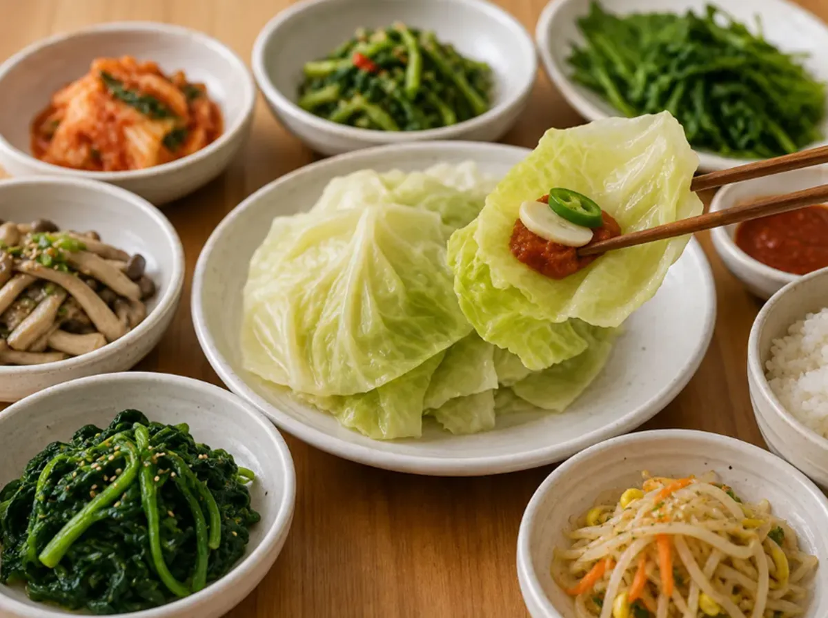 사진 : 나물, 채소 반찬 / 생성형 이미지