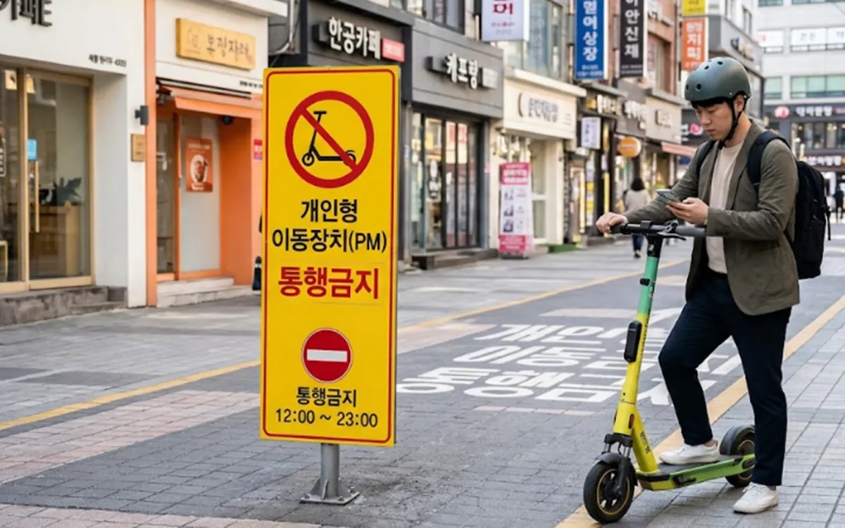 사진 : 통행금지 구역 / 생성형 이미지