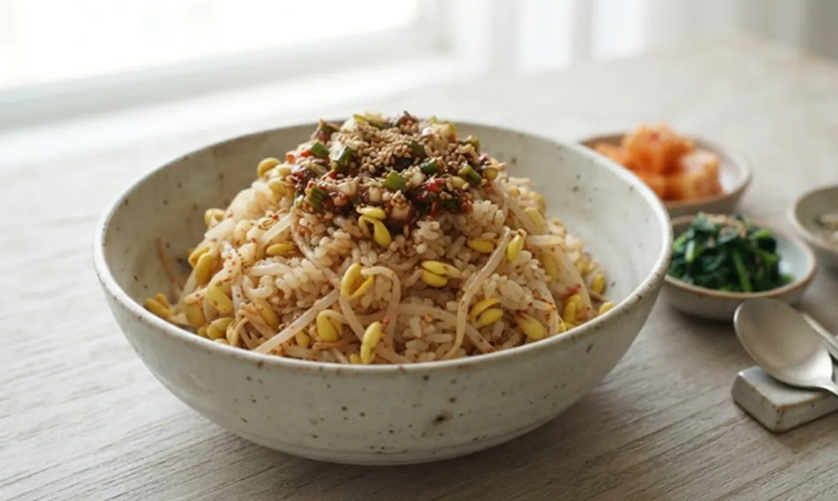 사진 : 콩나물 밥 / 생성형 이미지