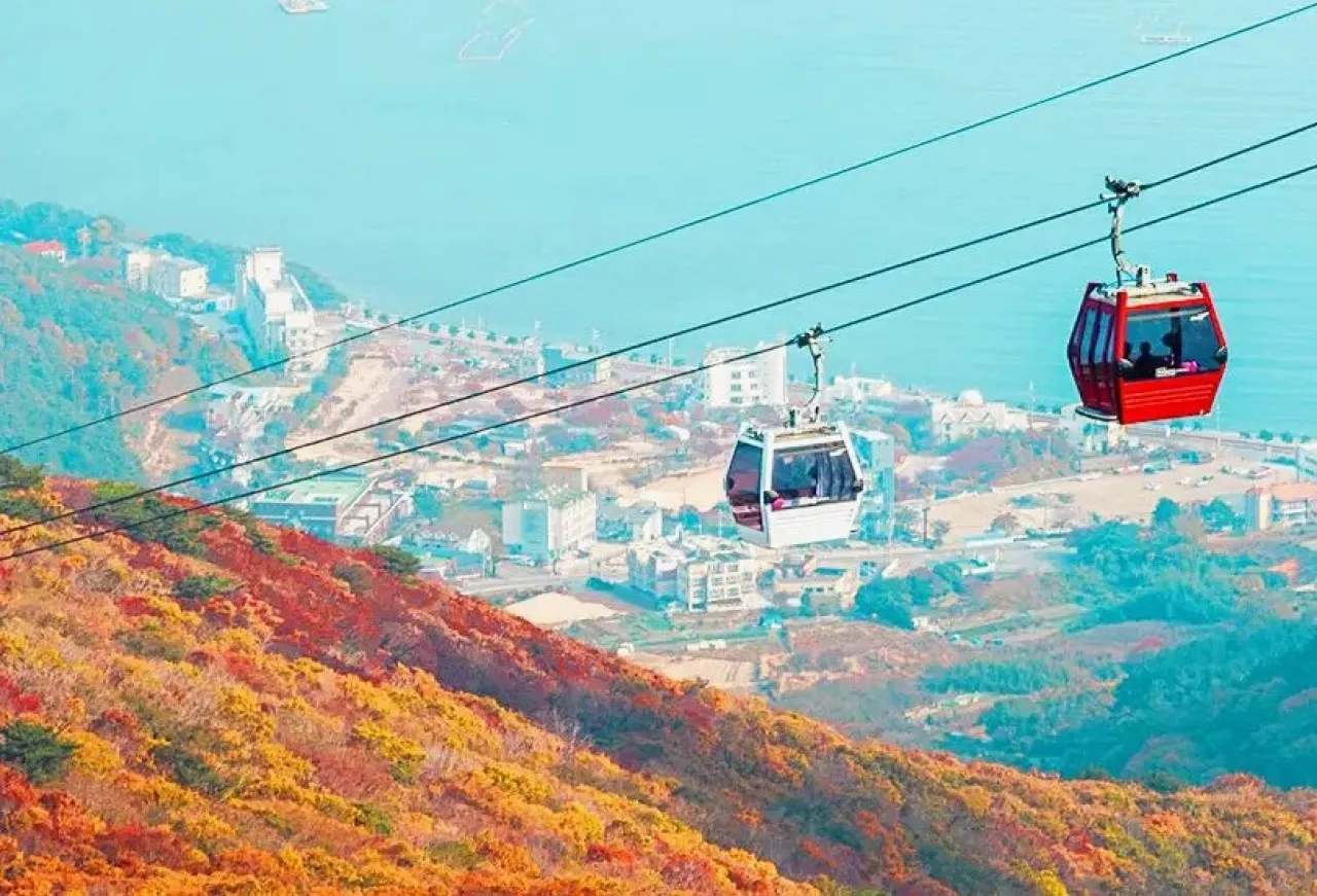 거제 파노라마 케이블카 모습 / 사진=거제 파노라마 케이블카