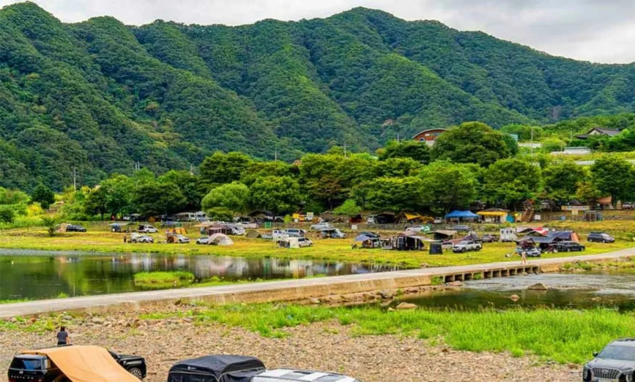 딴산 캠핑 풍경 / 사진=한국곤광공사 홍정표