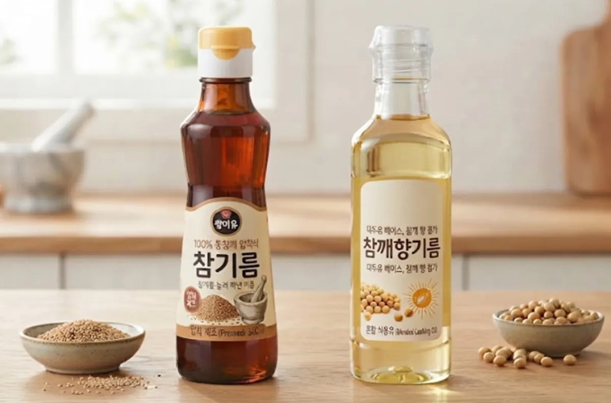 사진 : 참기름, 향미유 / 생성형 이미지
