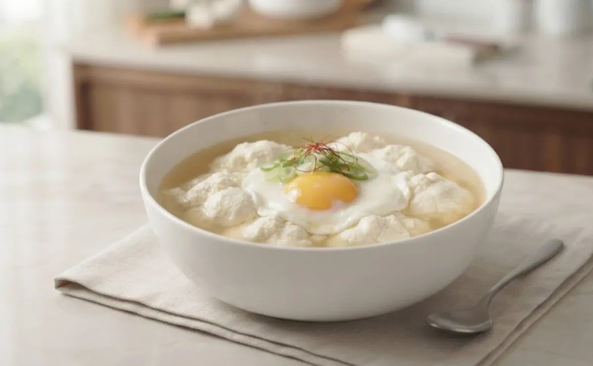 사진 ： 순두부、 달걀 ／ 생성형 이미지