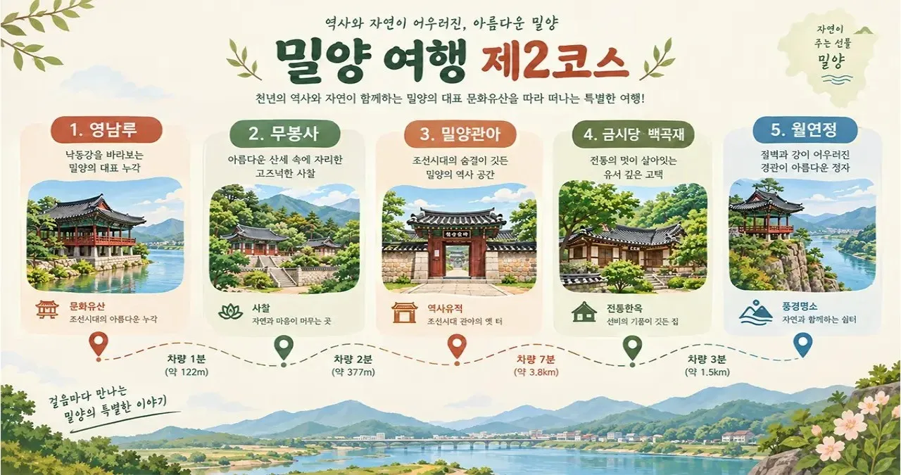 밀양 여행 제2코스 / 사진=여행을 말하다