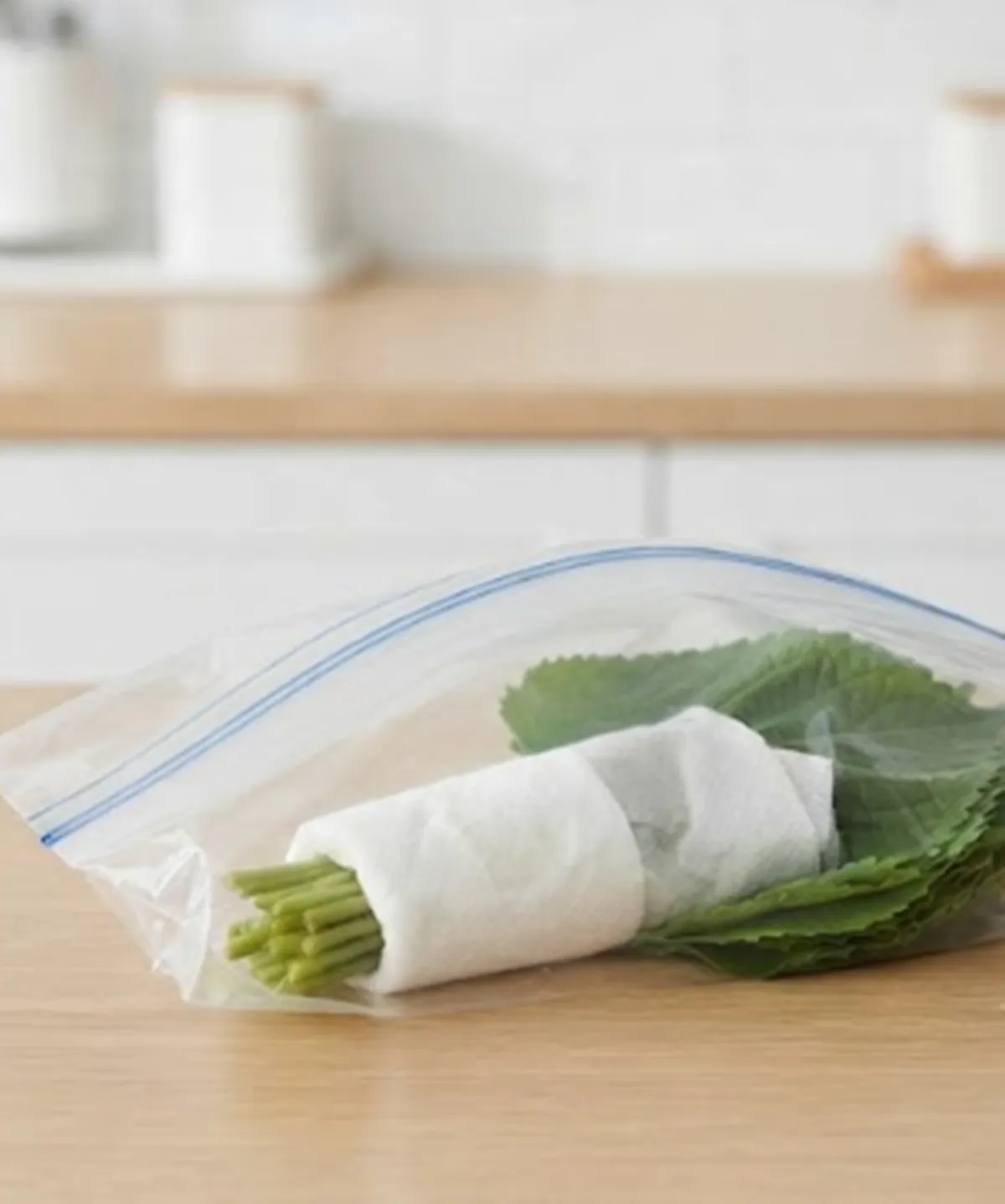 사진 : 깻잎 보관 / 생성형 이미지