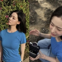 thumbnail - 에스파 윈터, 찡그려도 못가리는 청량 미모...“말이 부럽다”