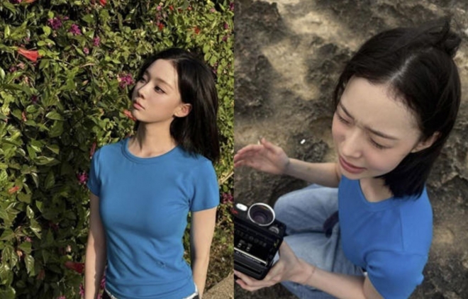thumbnail - 에스파 윈터, 찡그려도 못가리는 청량 미모...“말이 부럽다”