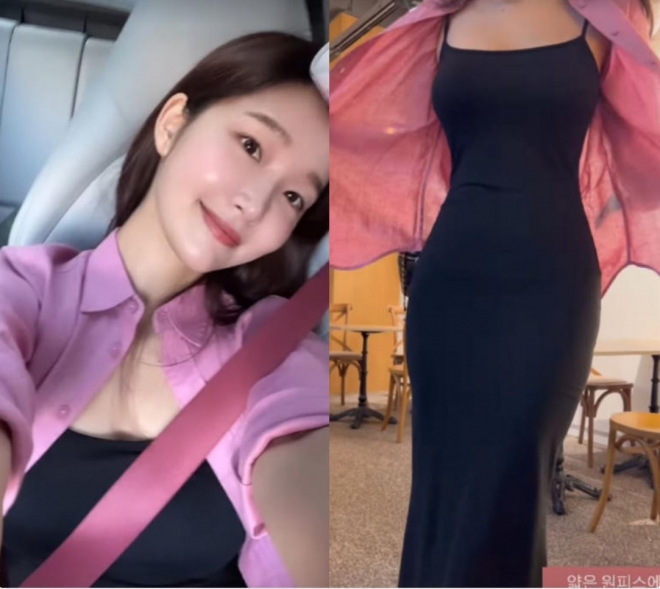 thumbnail - 오또맘, 핑크 셔츠 안에 숨겨둔 완벽 몸매...글래머러스 S라인 시선압도