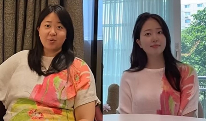 thumbnail - 최고의 성형은 다이어트? 박수홍 아내 30kg 감량으로 예전 모습 되찾아...같은 옷 다른