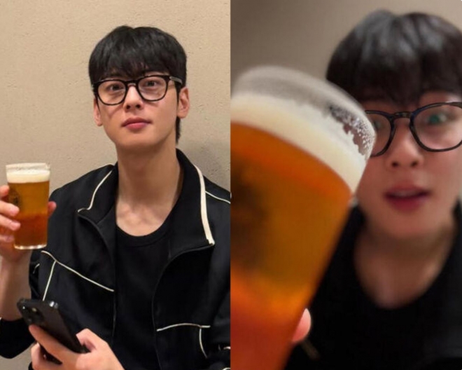 thumbnail - ‘얼굴천재’ 차은우, 군 입대 전 근황…“은우 하고 싶은 거 다 해”