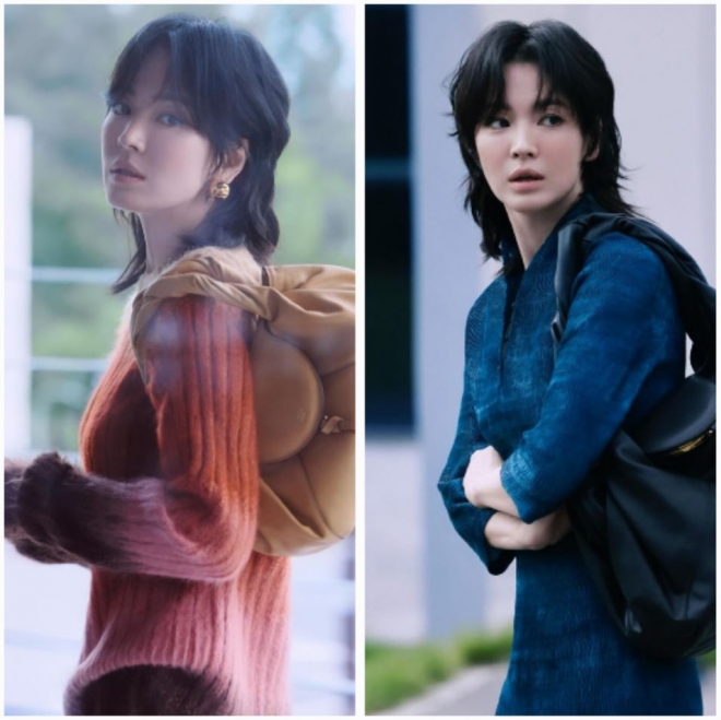 thumbnail - 송혜교, 단 하나의 ‘색’으로 두 개의 감정을 입다…따뜻함과 냉정 사이