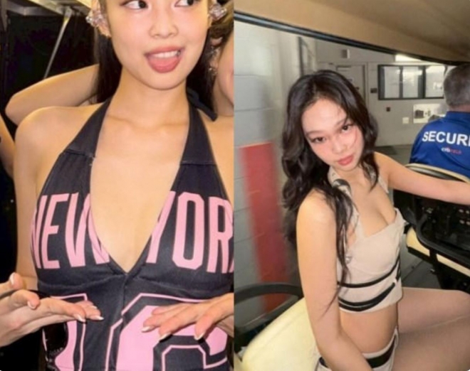 thumbnail - ‘점점 핫해지는’ 제니, 누드톤 스타일 의상으로 매력 발산