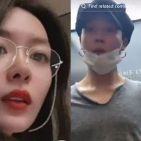 thumbnail - “일부러 말 안하고 왔는데” 송다은, BTS 지민 ‘집 데이트’ 영상 또 올렸다