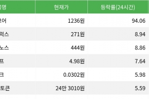 기사로 이동 - 밈코어, 24시간 상승률 94%로 급등