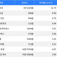 thumbnail - 스토리, 시가총액 300위권 24시간 등락률 1위
