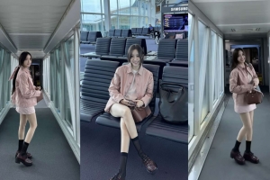 기사로 이동 - ‘여행 출발 전부터 화보’ 효민, 러블리 공항 패션 눈길