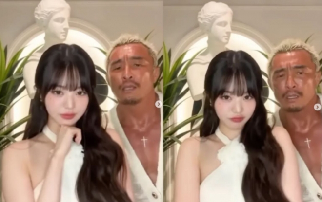 thumbnail - 추성훈, 장원영과 다정한 샷…“새로운 내동생”