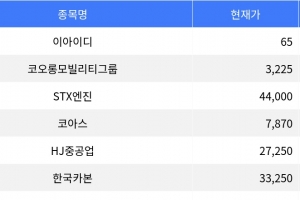 기사로 이동 - 이아이디, 장 마감 후 등락률 -36.27% 기록하며 1위 차지