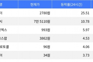 기사로 이동 - 아스터, 시가총액 300위권 24시간 등락률 1위 상승세 유지