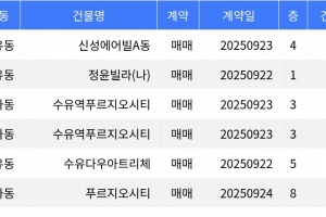 기사로 이동 - “매매가 9천6백만원”... 강북구 주간 최저가 매물, ‘수유동 신성에어빌A동’