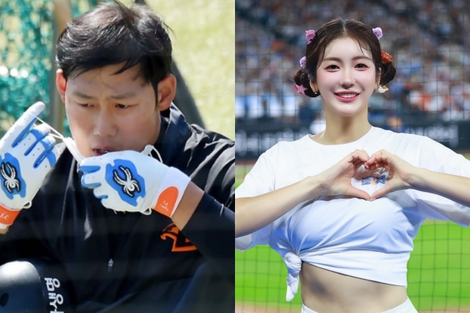 thumbnail - 한화 하주석, ‘4살 연상’ 치어리더 김연정과 12월 결혼