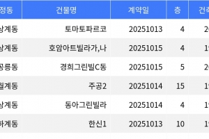 기사로 이동 - “매매가 1억6천3백만원”... 노원구 주간 최저가 매물, ‘상계동 토마토파르코’